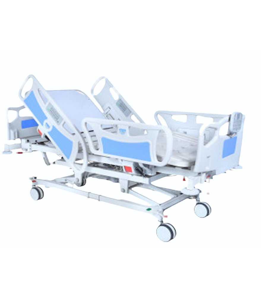 Nine function motorized hospital bed for advanced patient care