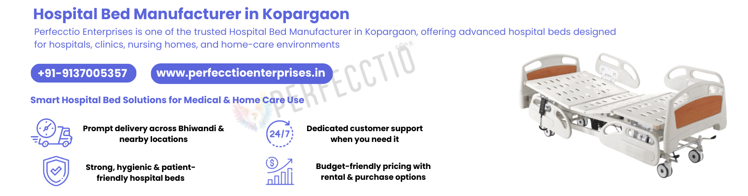 Hospital Bed Manufacturer Kopargaon providing ICU and electric hospital beds for healthcare facilities