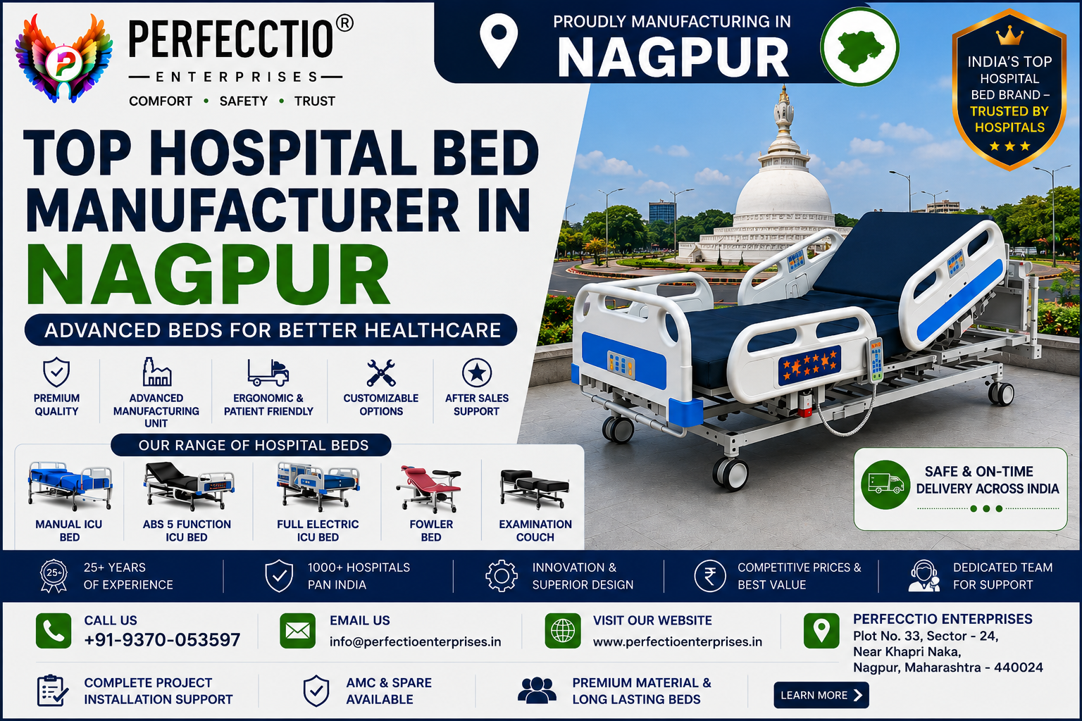 Hospital Bed Manufacturer in Nagpur