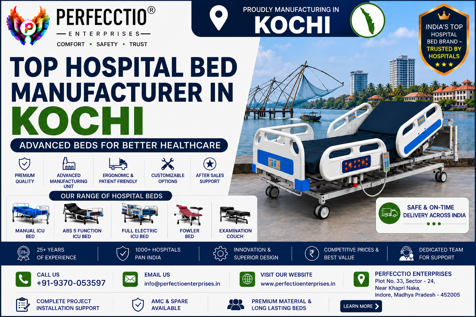 Hospital Bed Manufacturer in Kochi