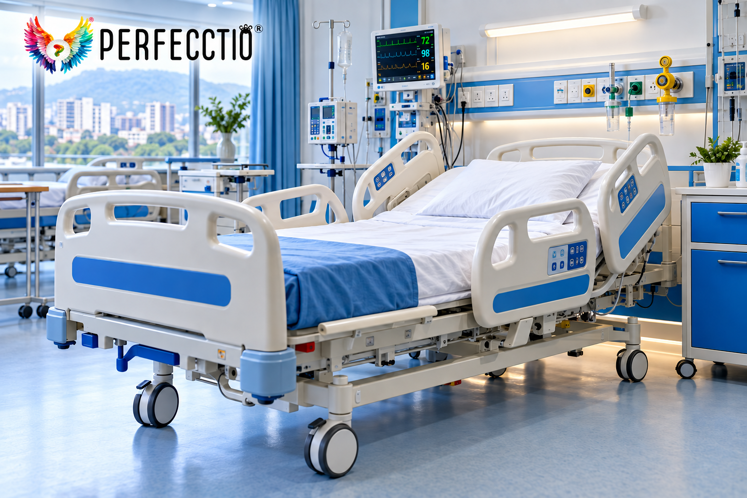 Hospital Bed Manufacturer in Pune – Perfecctio Enterprises ICU and Electric Bed